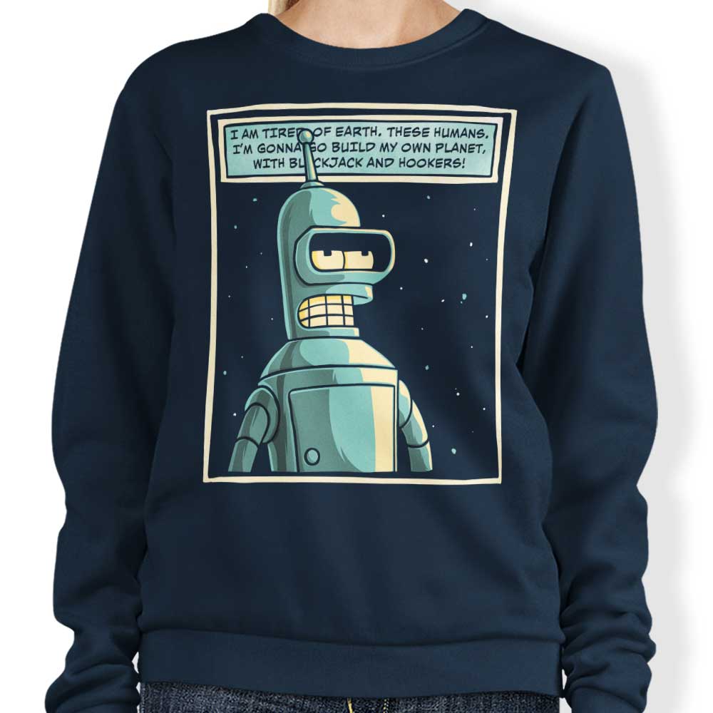 Teesgeex My Own Planet Comfortable Crewneck Sweatshirt Sizes S - 4XL