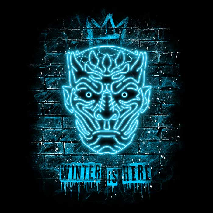 Alemaglia's Neon Ice King Comfortable Crewneck Sweatshirt