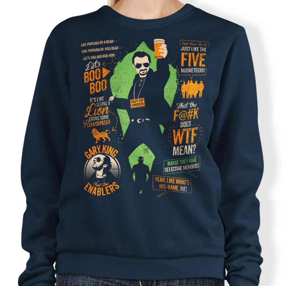 Unique World's End Quotes Crewneck Sweatshirt for Fashion Enthusiasts