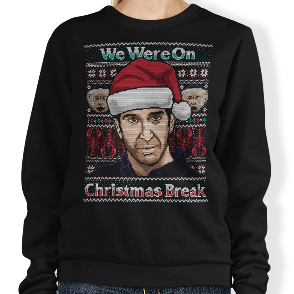 CoD Designs Christmas Break Crewneck Sweatshirt for Men and Women
