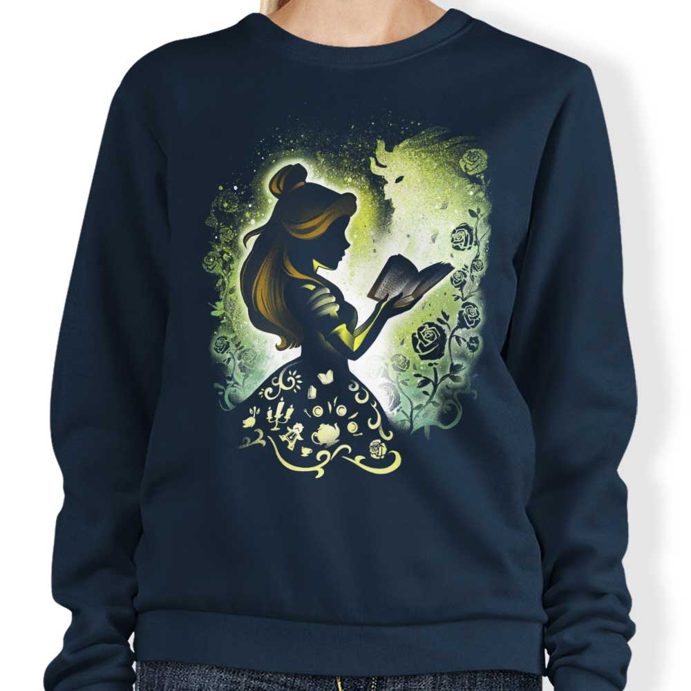 Alemaglia's Comfortable 'Read, Dream, Believe' Crewneck Sweatshirt