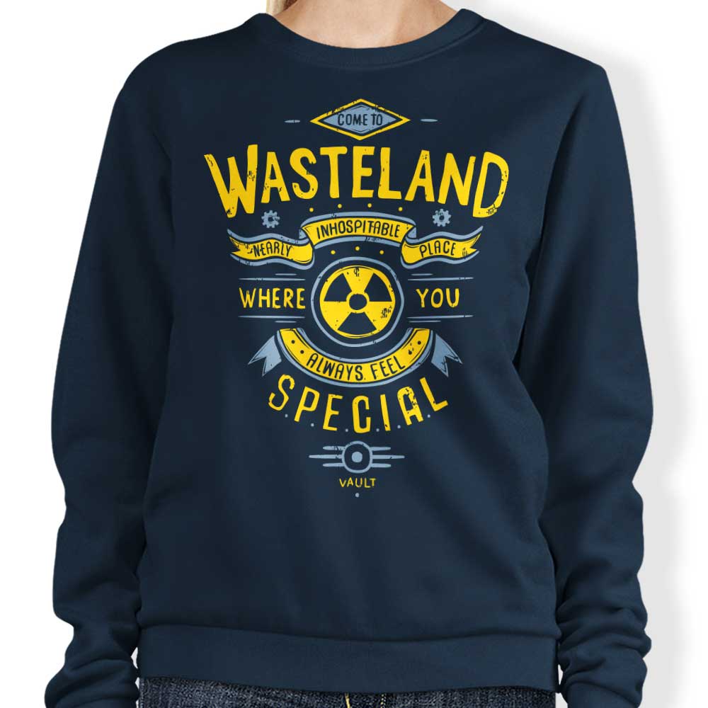 Typhoonic Art's 'Come to Wasteland' Crewneck Sweatshirt in S - 4XL Sizes