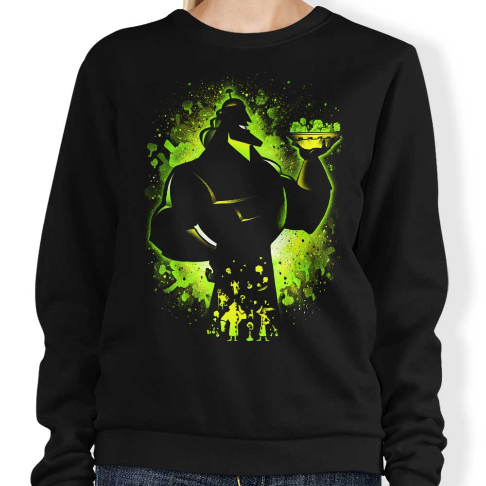 Alemaglia's Stylish More Broccoli Crewneck Sweatshirt for All Sizes