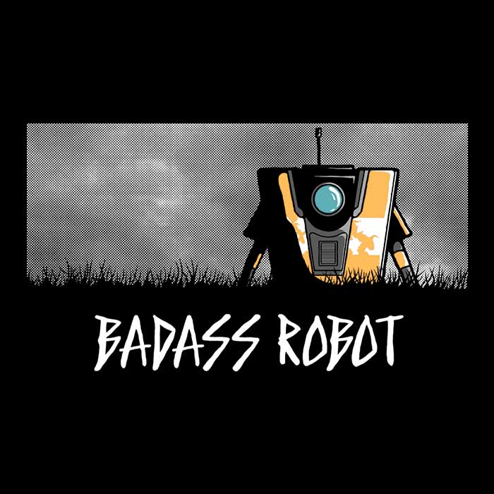 Adho1982's Awesome Badass Robot Crewneck Sweatshirt in S - 4XL