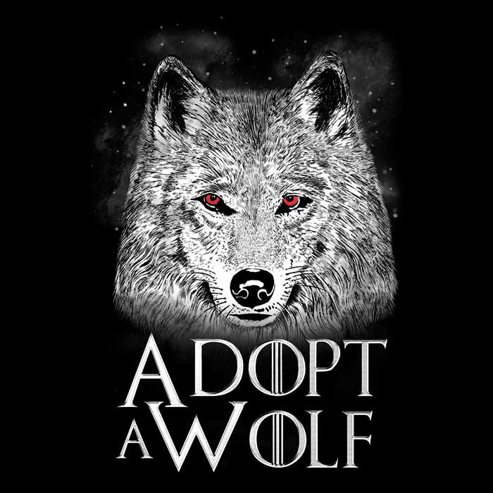 Edu.ely's Adopt a Wolf Comfortable Crewneck Sweatshirt S - 4XL
