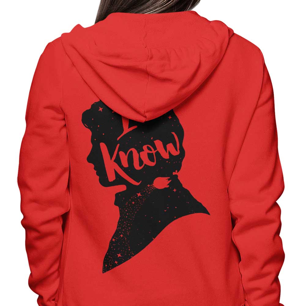 Creative Outpouring 'I Know' Branded Zip Up and Pullover Hoodies