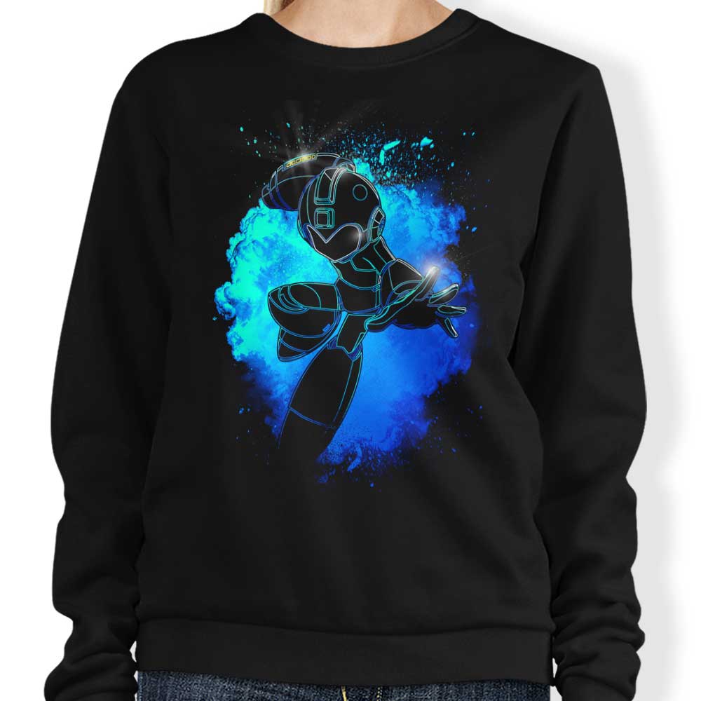 Donnie Illustrations' Mega Soul Crewneck Sweatshirt in S - 4XL Sizes
