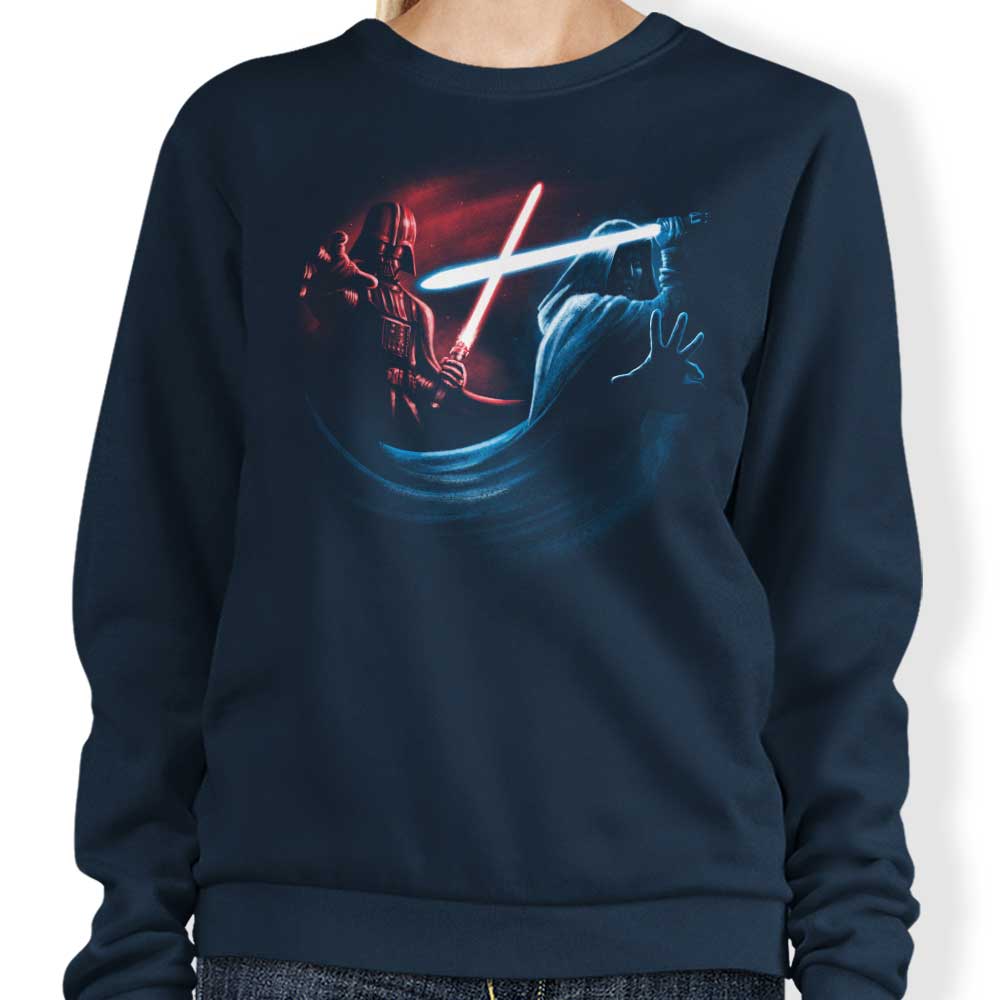 Teesgeex Light vs Dark Crewneck Sweatshirt in S - 4XL Sizes