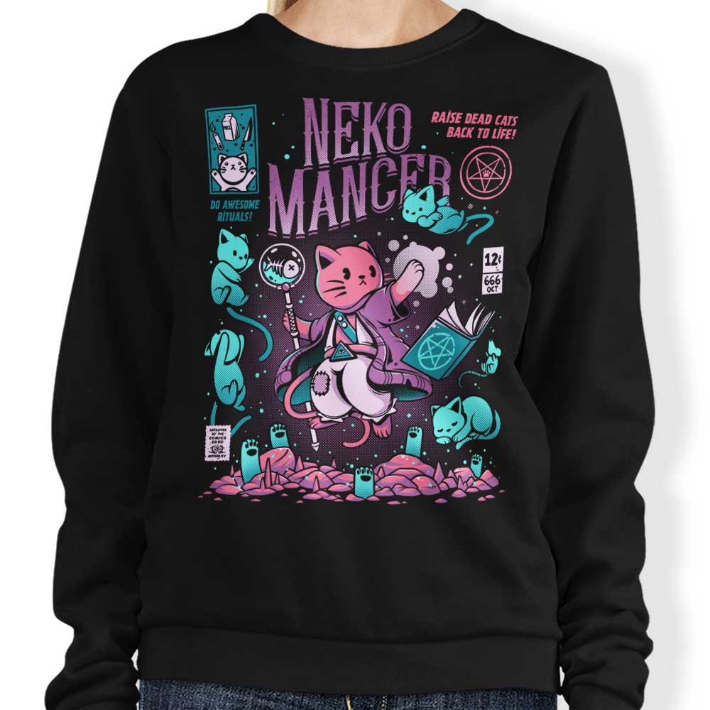 Ilustrata's Stylish Nekomancer Sweatshirt for Fashion Lovers