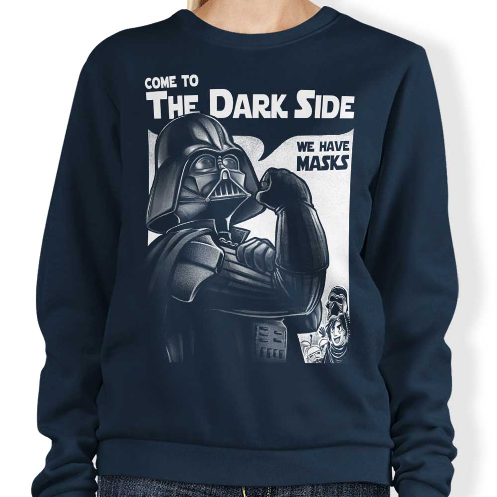 Alemaglia 'We Have Masks' Crewneck Sweatshirt for All Sizes