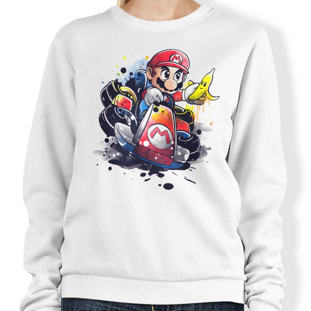 Go Kart Watercolor - Sweatshirt