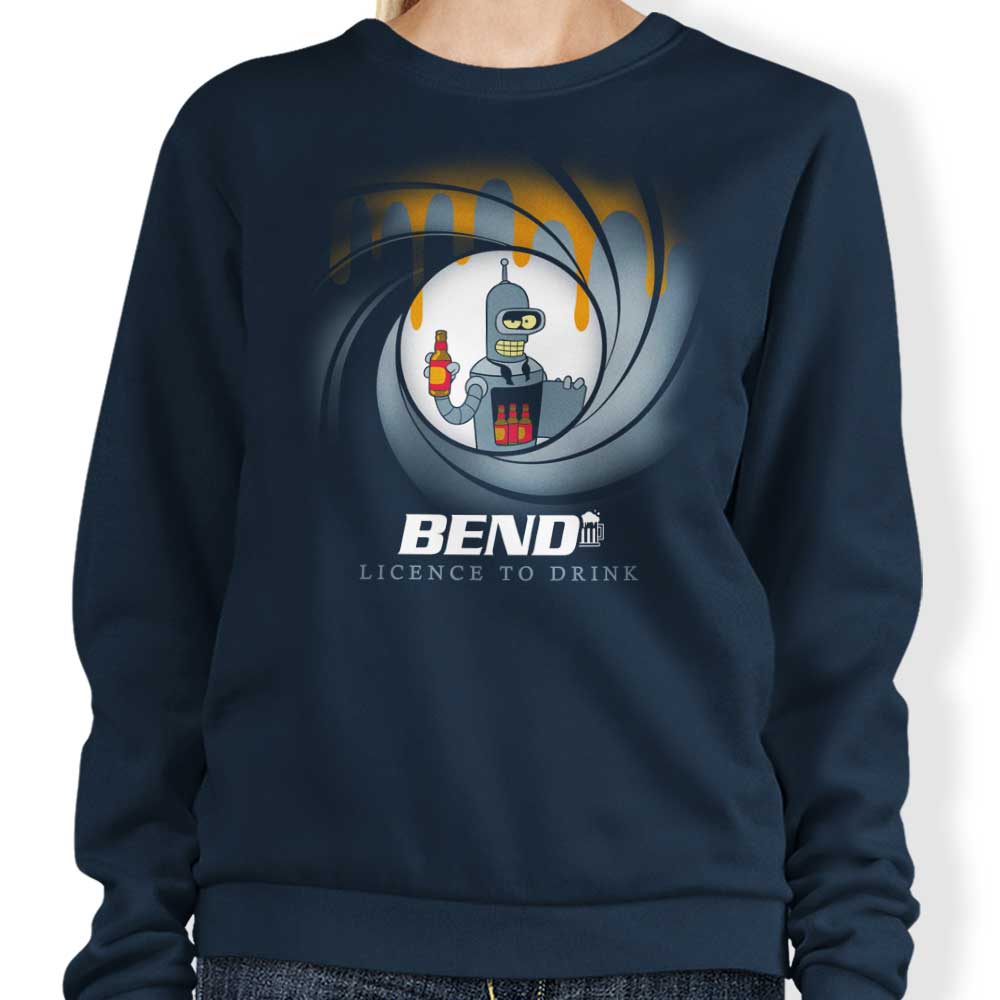 Licensed to Drink Crewneck Sweatshirt for Casual Wear