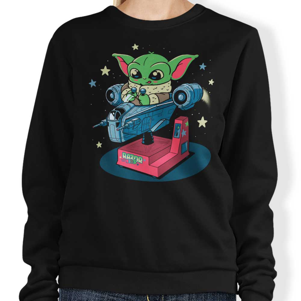 Razor Kids Brand Crewneck Sweatshirt for Youngsters