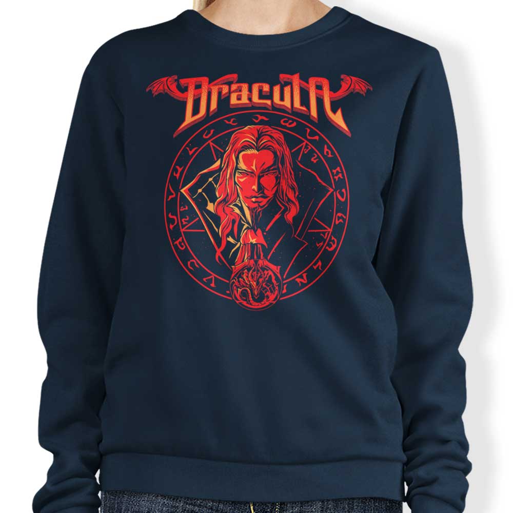 Dracula Force Crewneck Sweatshirt - Comfortable and Durable Apparel
