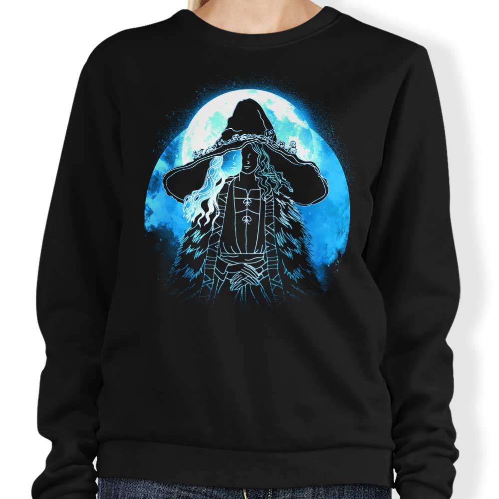 Lunar Princess Orb Crewneck Sweatshirt - A Stylish Apparel from Donnie Illustrations