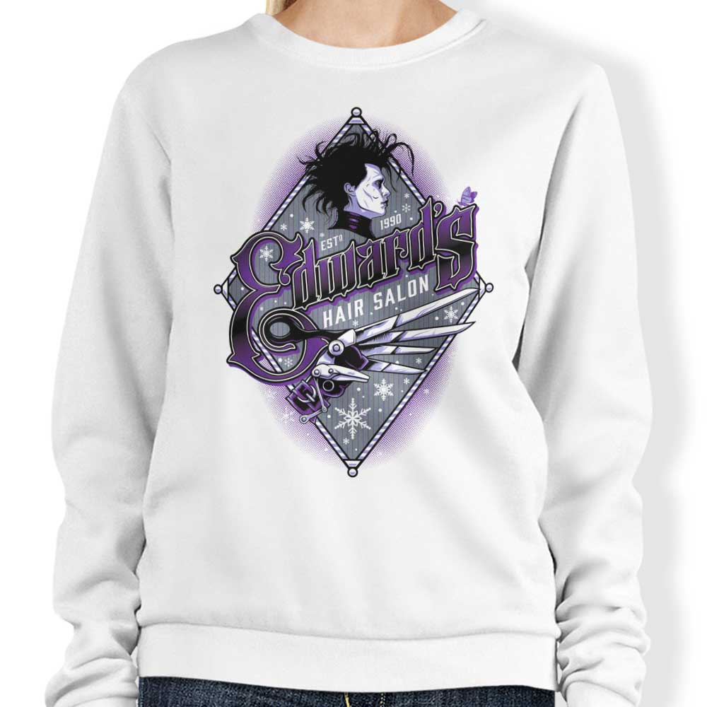 Nemons' Comfortable Edwards Hair Salon Crewneck Sweatshirt in S - 4XL