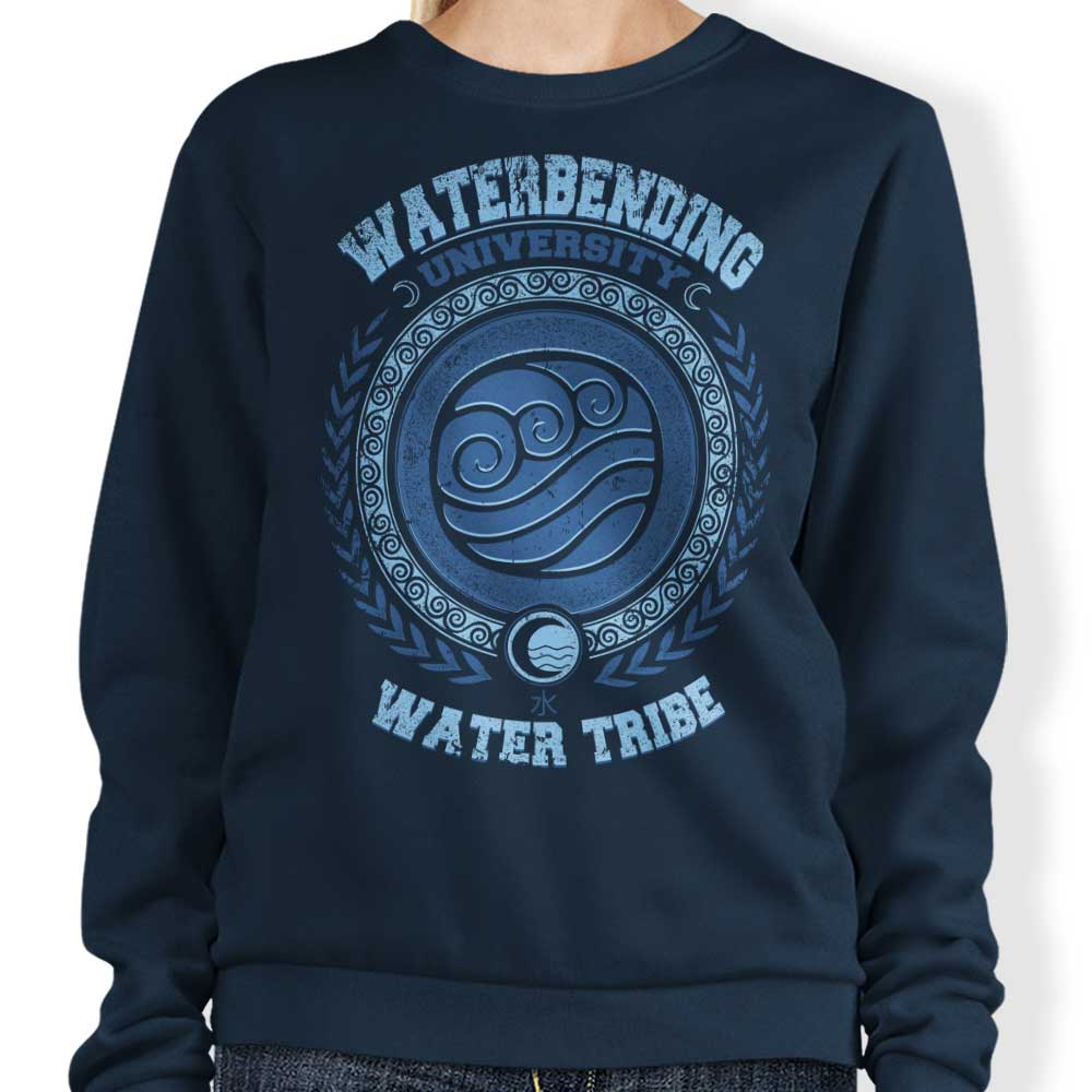 Waterbending University Stylish Crewneck Sweatshirt for All Sizes
