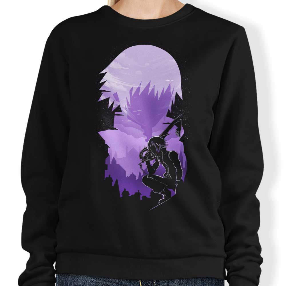 Donnie Illustrations' Light and Darkness Comfortable Crewneck Sweatshirt