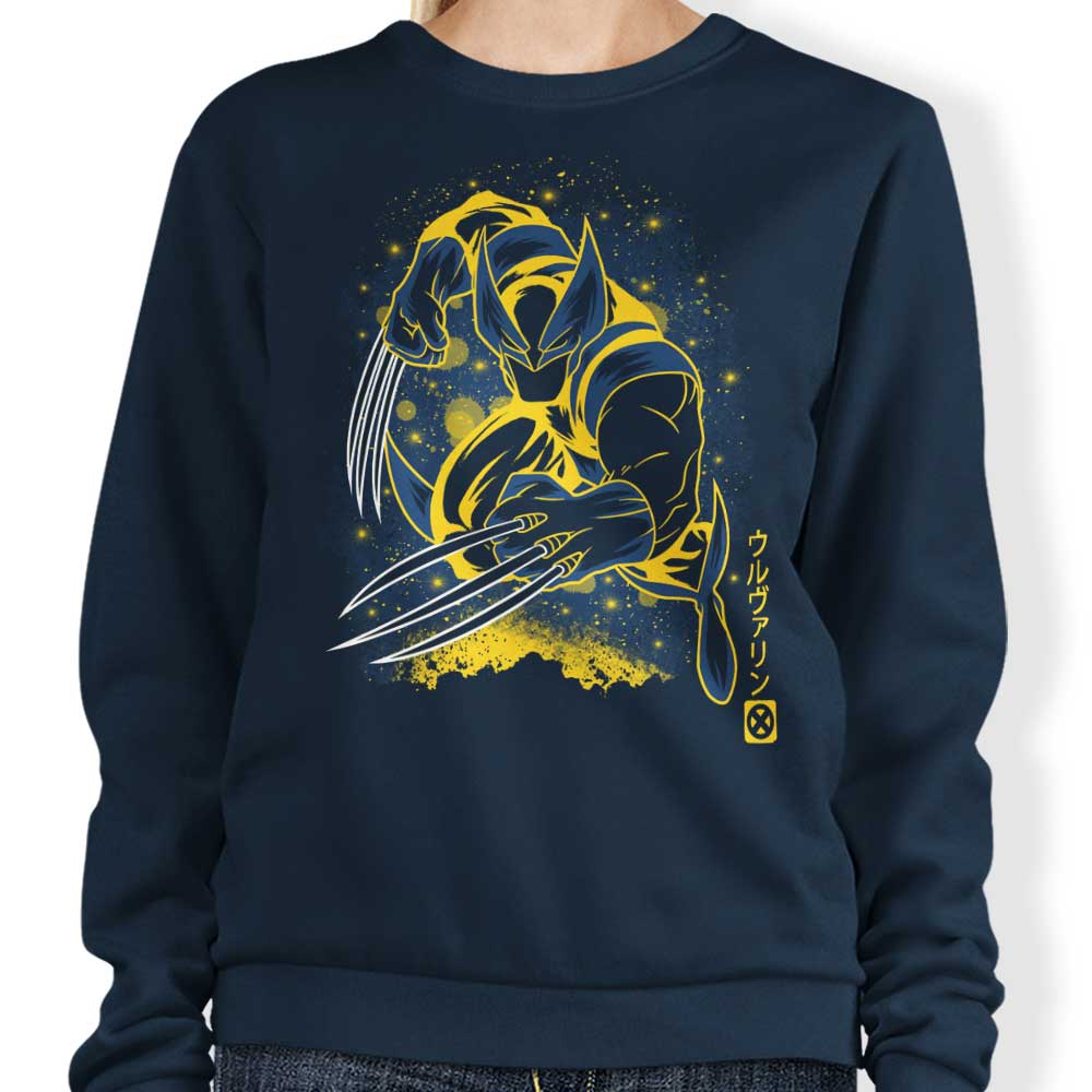 Soulkr's Adamantium Crewneck Sweatshirt in S - 4XL Sizes