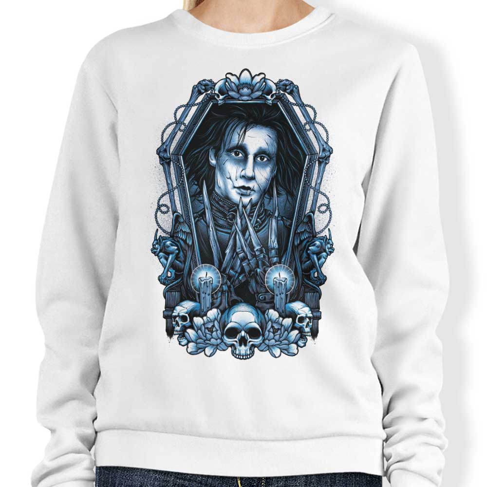 Framed Scissors Crewneck Sweatshirt for Men and Women