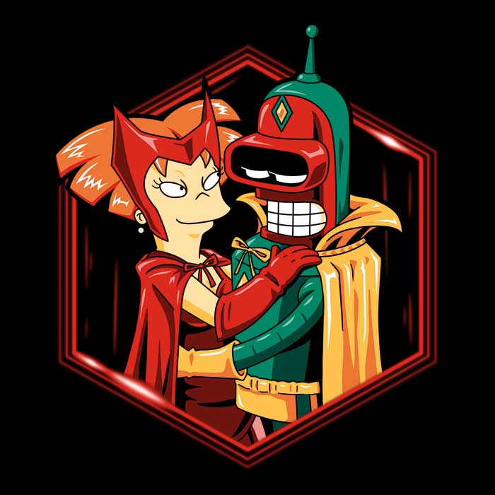 Futuristic Couple Crewneck Sweatshirt for Fashion - Forward Individuals