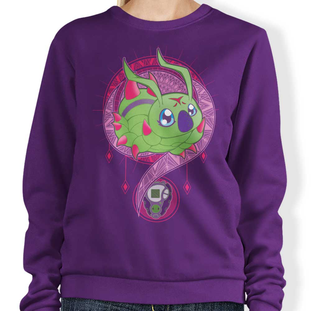 Kindness Crest Crewneck Sweatshirt - A Comfortable Apparel from Chocolate Raisin Fury