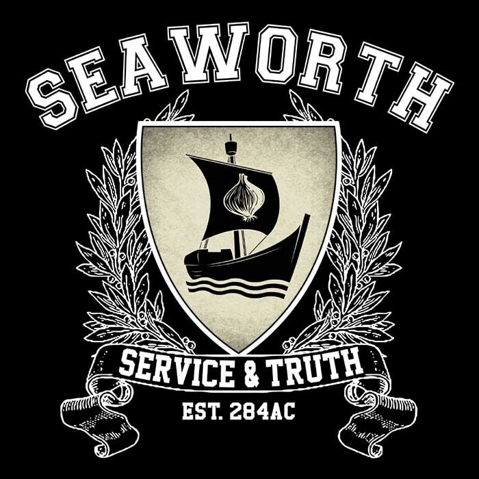 Digital Phoenix's Seaworth University Comfortable Crewneck Sweatshirt, S - 4XL