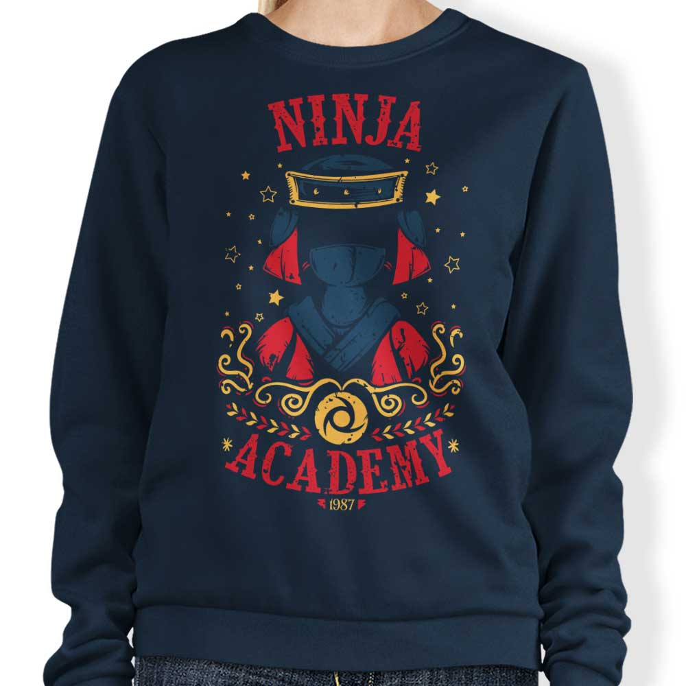 Soulkr's Ninja Academy Comfortable Crewneck Sweatshirt in S - 4XL Sizes
