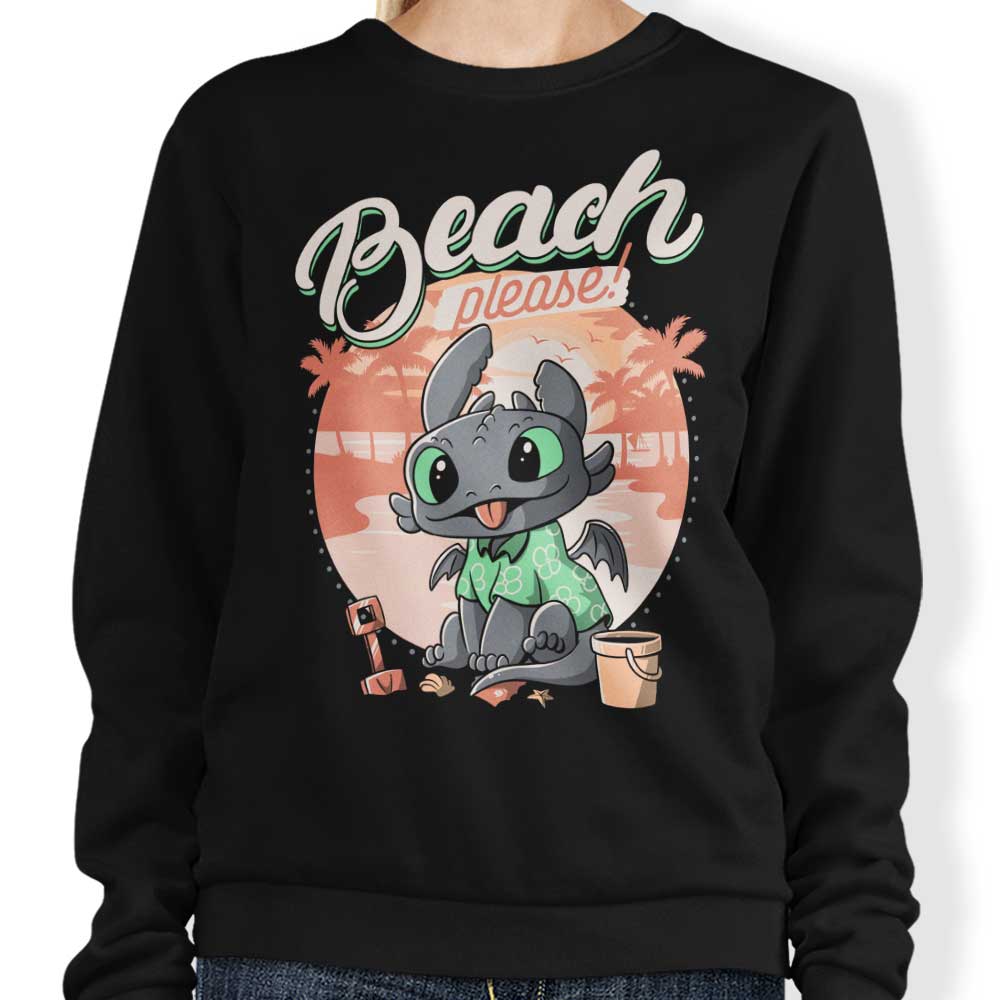 Edu.ely Brand Summer Dragon Design Crewneck Sweatshirt for Men and Women
