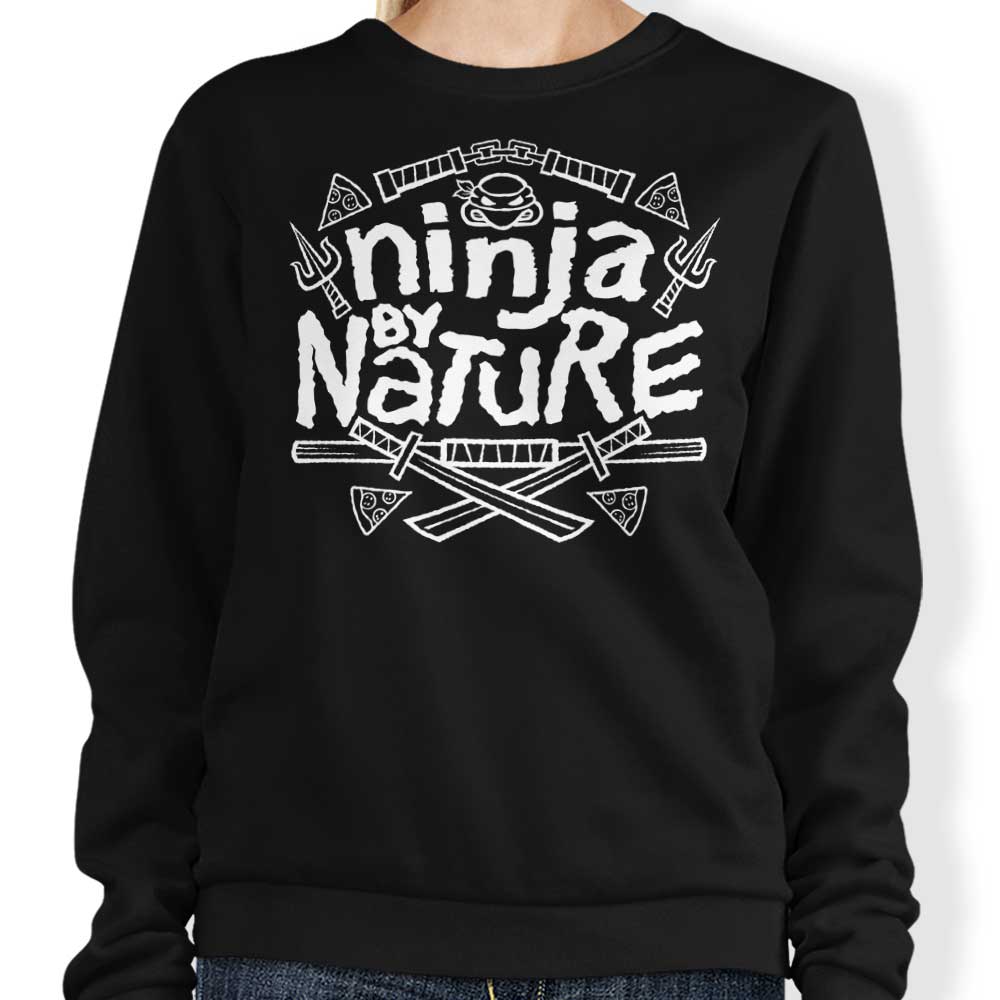 Nature-Inspired Ninja Crewneck Sweatshirt by Ryan Astle