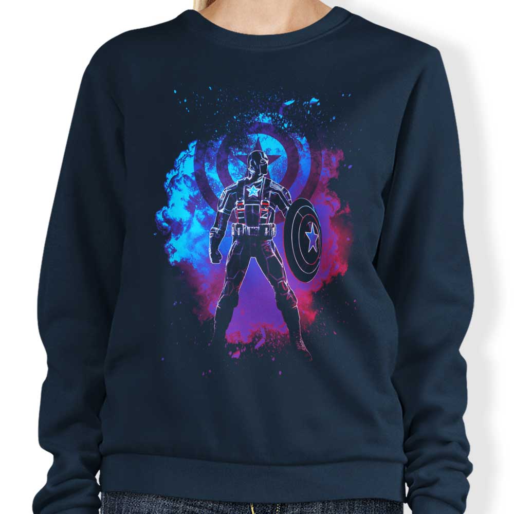 Captain's Spirit Crewneck Sweatshirt - A Stylish Donnie Illustrations Apparel