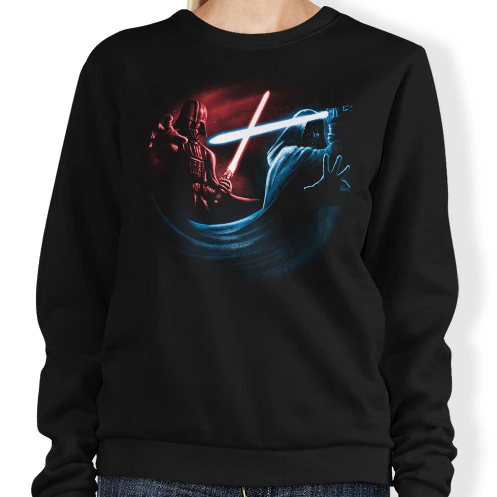 Teesgeex Light vs Dark Crewneck Sweatshirt in S - 4XL Sizes