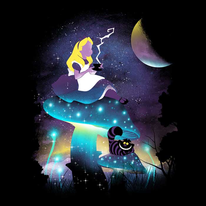 Cosmic Wonderland Crewneck Sweatshirt for Men and Women - Comfortable and Durable