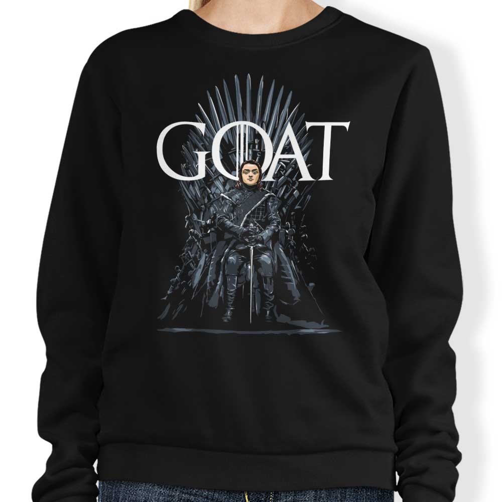 Arya the Greatest of All Time - Premium Crewneck Sweatshirt