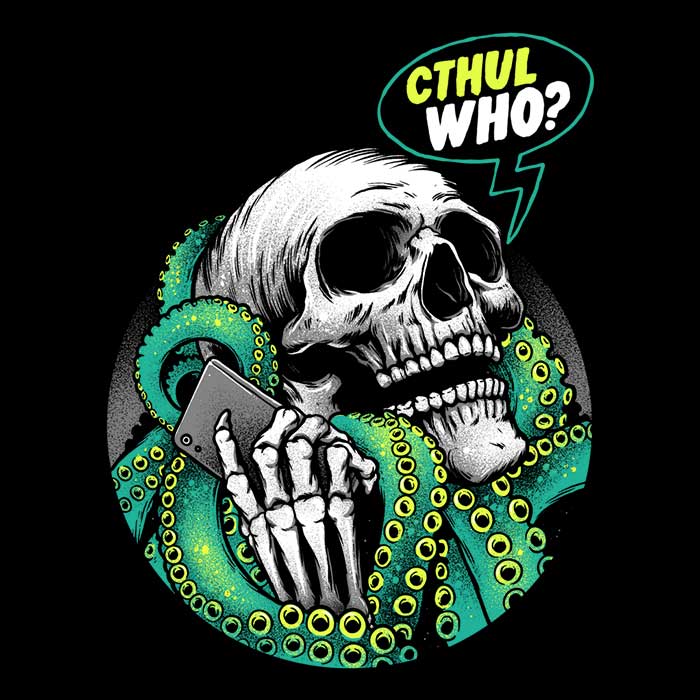 Glitchygorilla's Comfortable Cthul-Who Crewneck Sweatshirt in S - 4XL