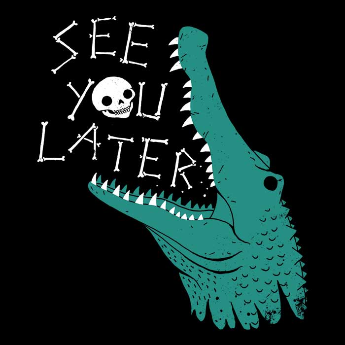 DinoMike's Later Alligator Crewneck Sweatshirt for Comfortable Wear