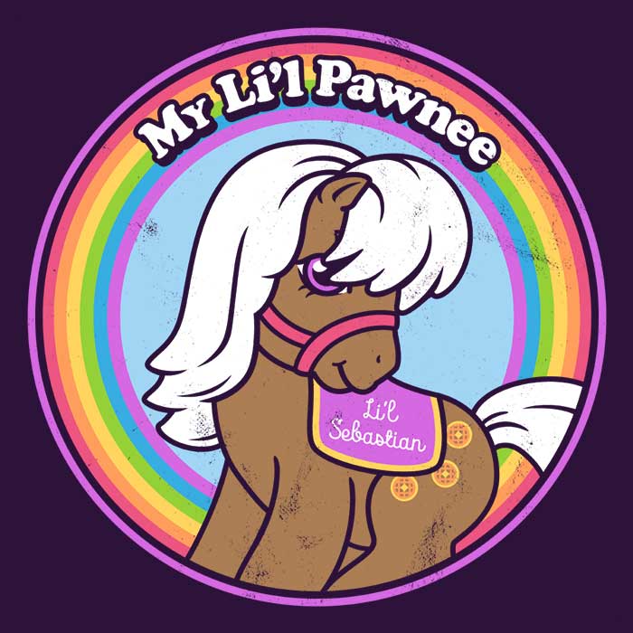 Harebrained's Comfortable 'My Lil Pawnee' Crewneck Sweatshirt in S - 4XL