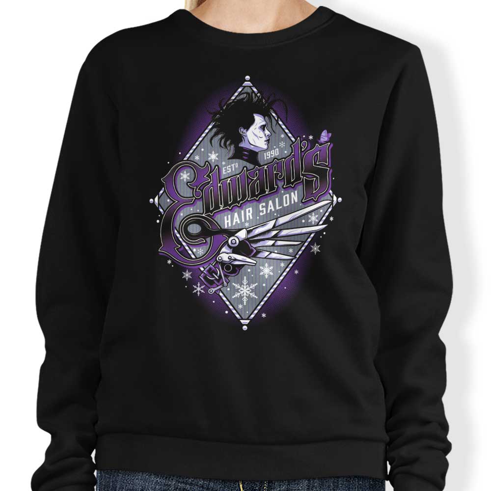 Nemons' Comfortable Edwards Hair Salon Crewneck Sweatshirt in S - 4XL