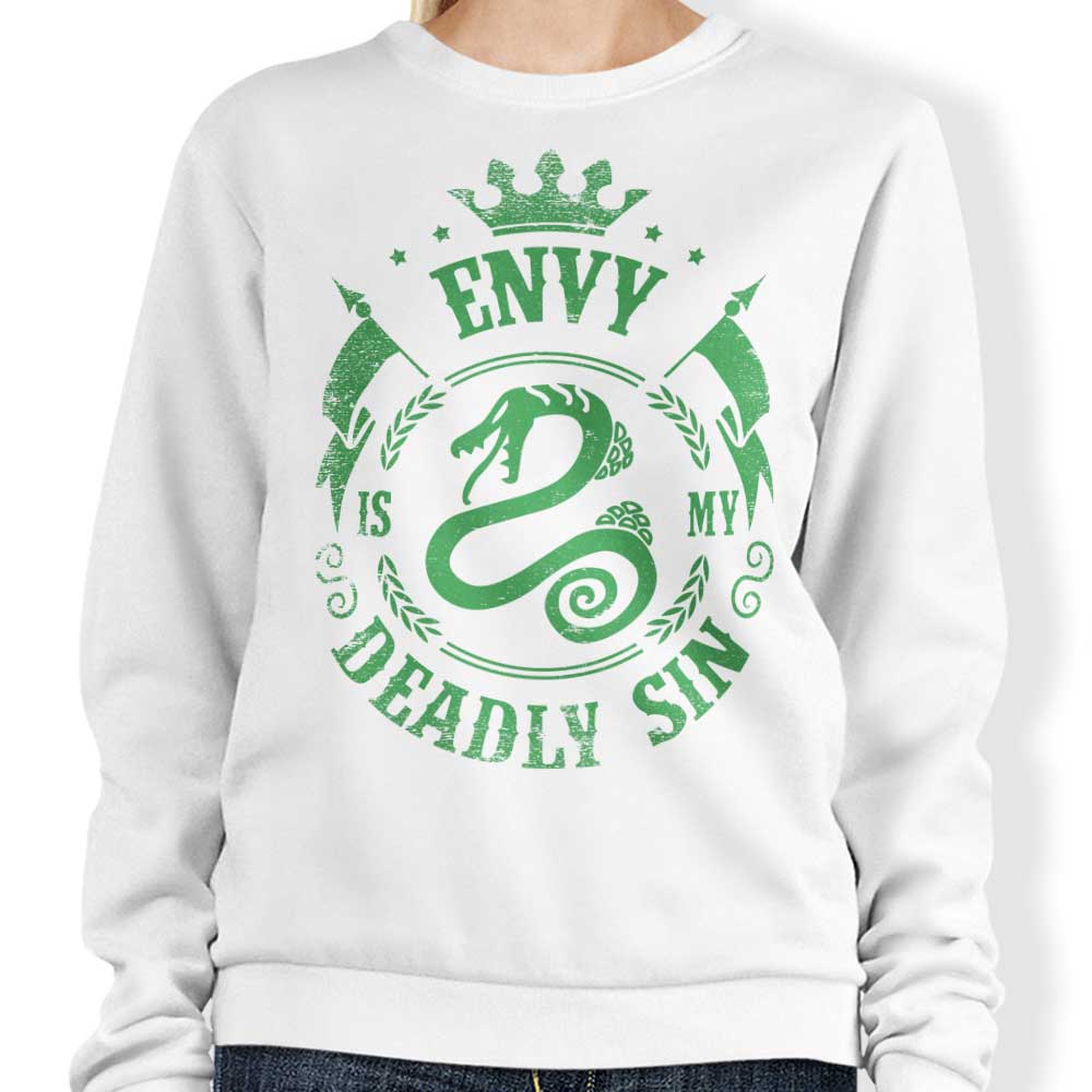 Typhoonic Art Envy is My Sin Crewneck Sweatshirt for Comfort and Style