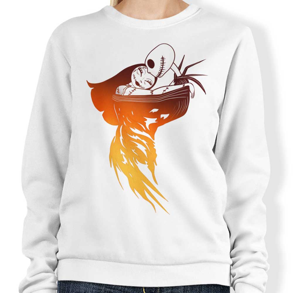 MarianoSan's Death Love Crewneck Sweatshirt - Comfortable and Durable