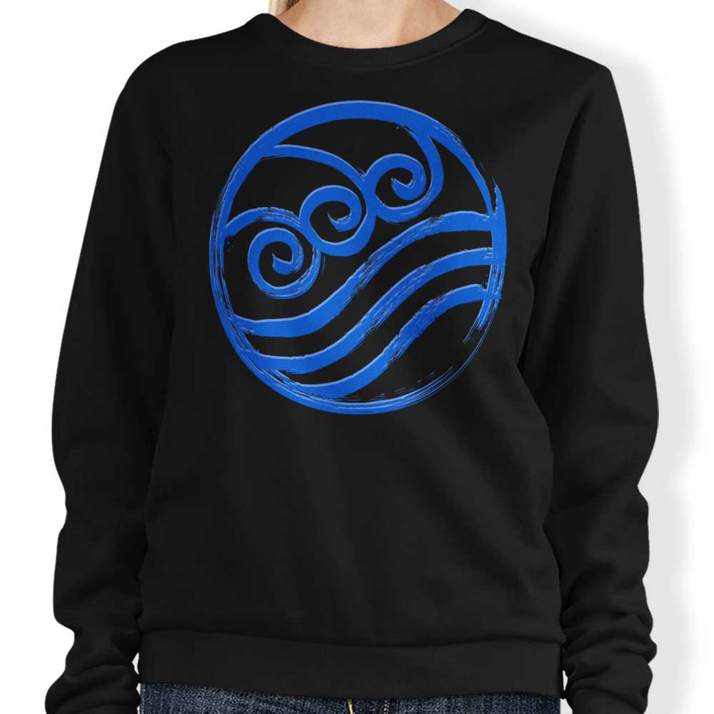 Comfortable 8.5-ounce Water-themed Crewneck Sweatshirt by Dr. Monekers