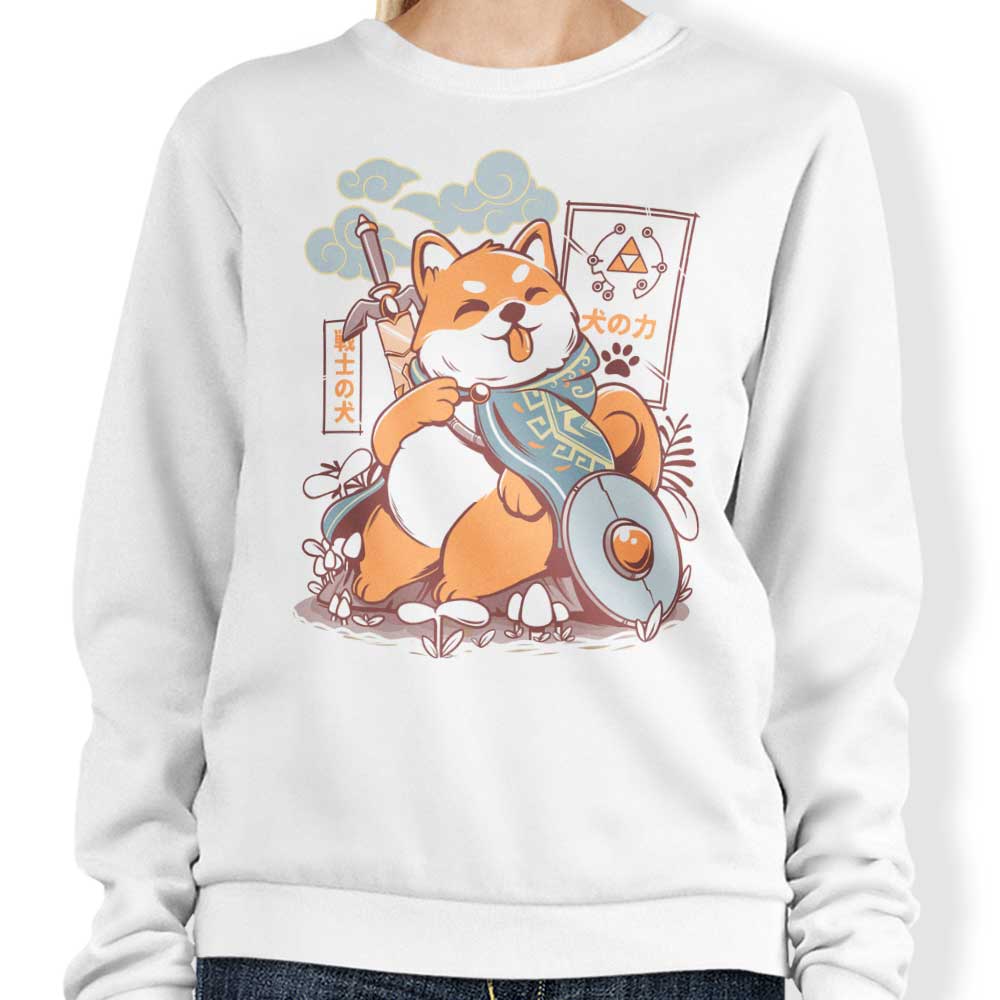 The Legendary Dog-themed Crewneck Sweatshirt by Ilustrata