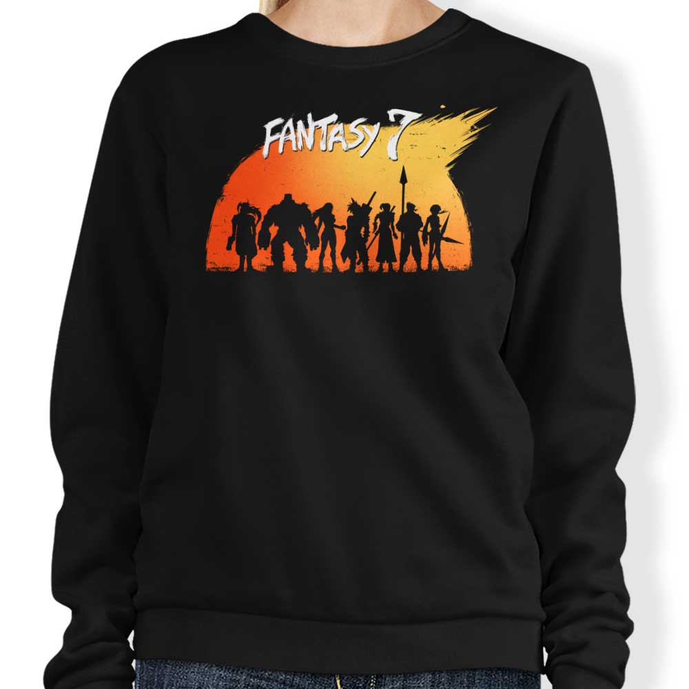Steven Lefcourt's Fantasy 7 Crewneck Sweatshirt in S - 4XL Sizes