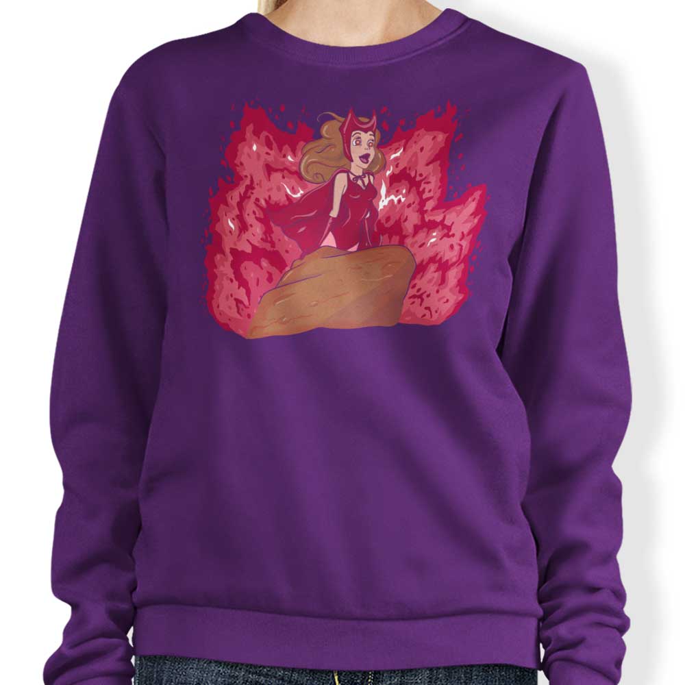 MarianoSan's The Little Witch Crewneck Sweatshirt for All Sizes