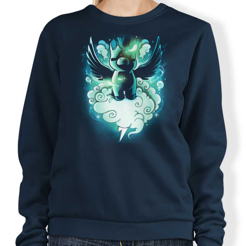 Vallina84 Pegasus Comfortable Crewneck Sweatshirt in S - 4XL Sizes