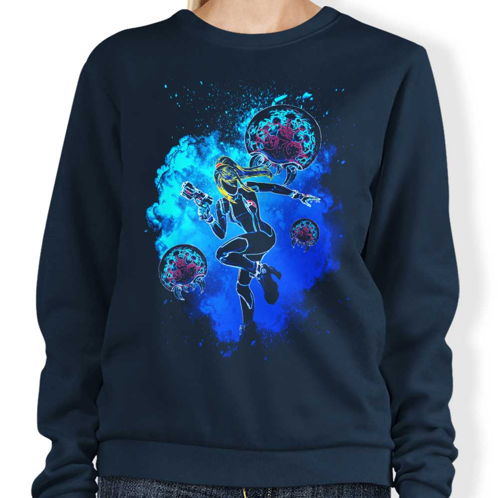 Comfortable Donnie Illustrations' Zero Suit Soul Crewneck Sweatshirt