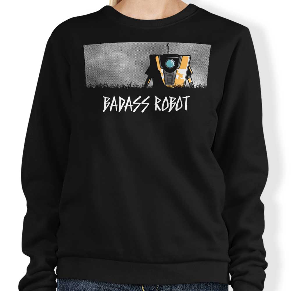 Adho1982's Awesome Badass Robot Crewneck Sweatshirt in S - 4XL