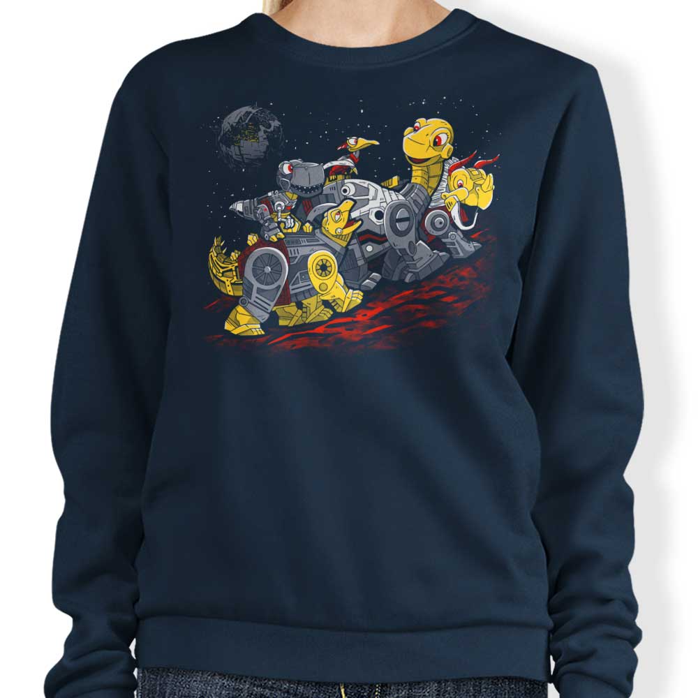 Vintage Prime Premne Design 'Bots Before Time' Comfortable Crewneck Sweatshirt