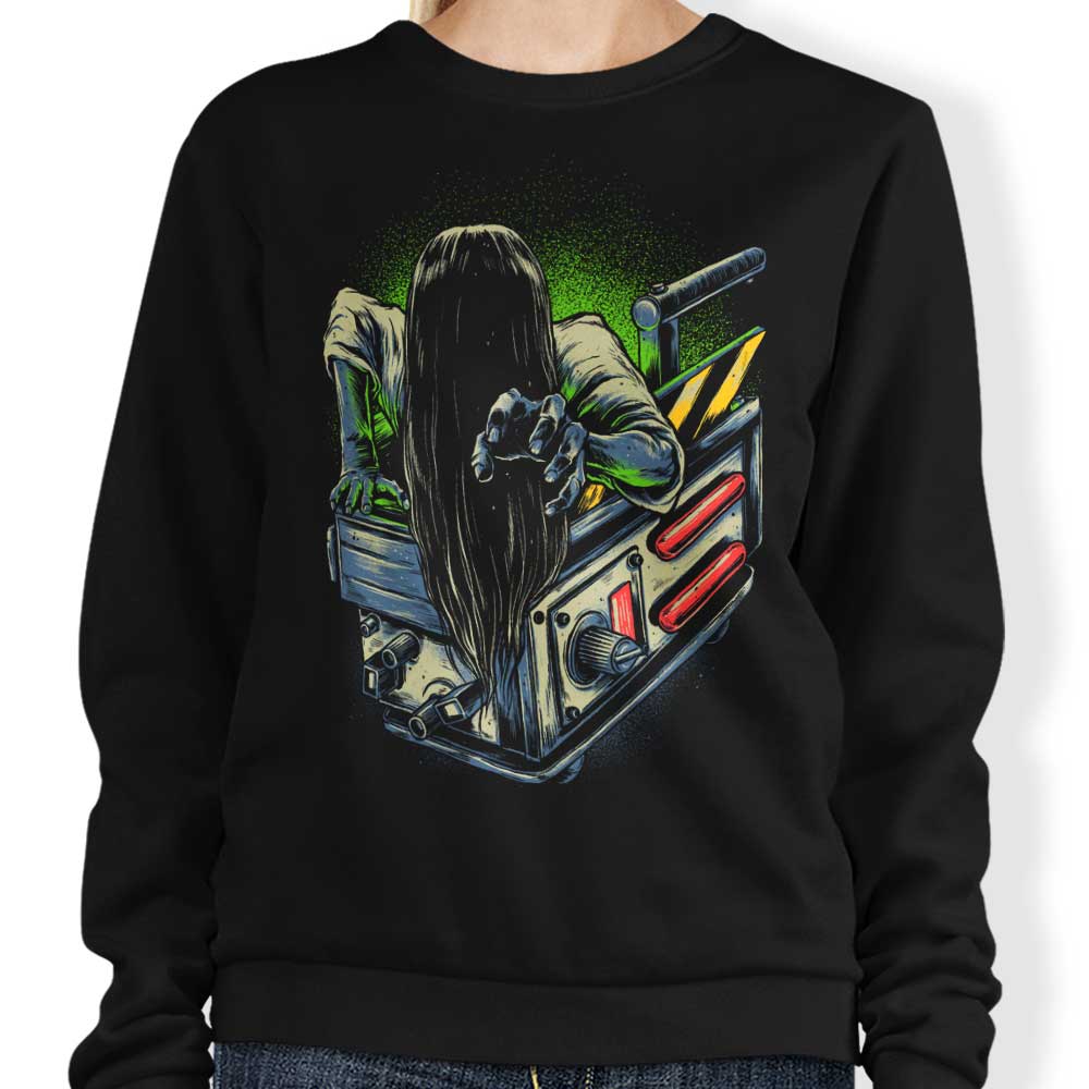 Glitchygorilla's Trapped Ghost Comfortable Crewneck Sweatshirt