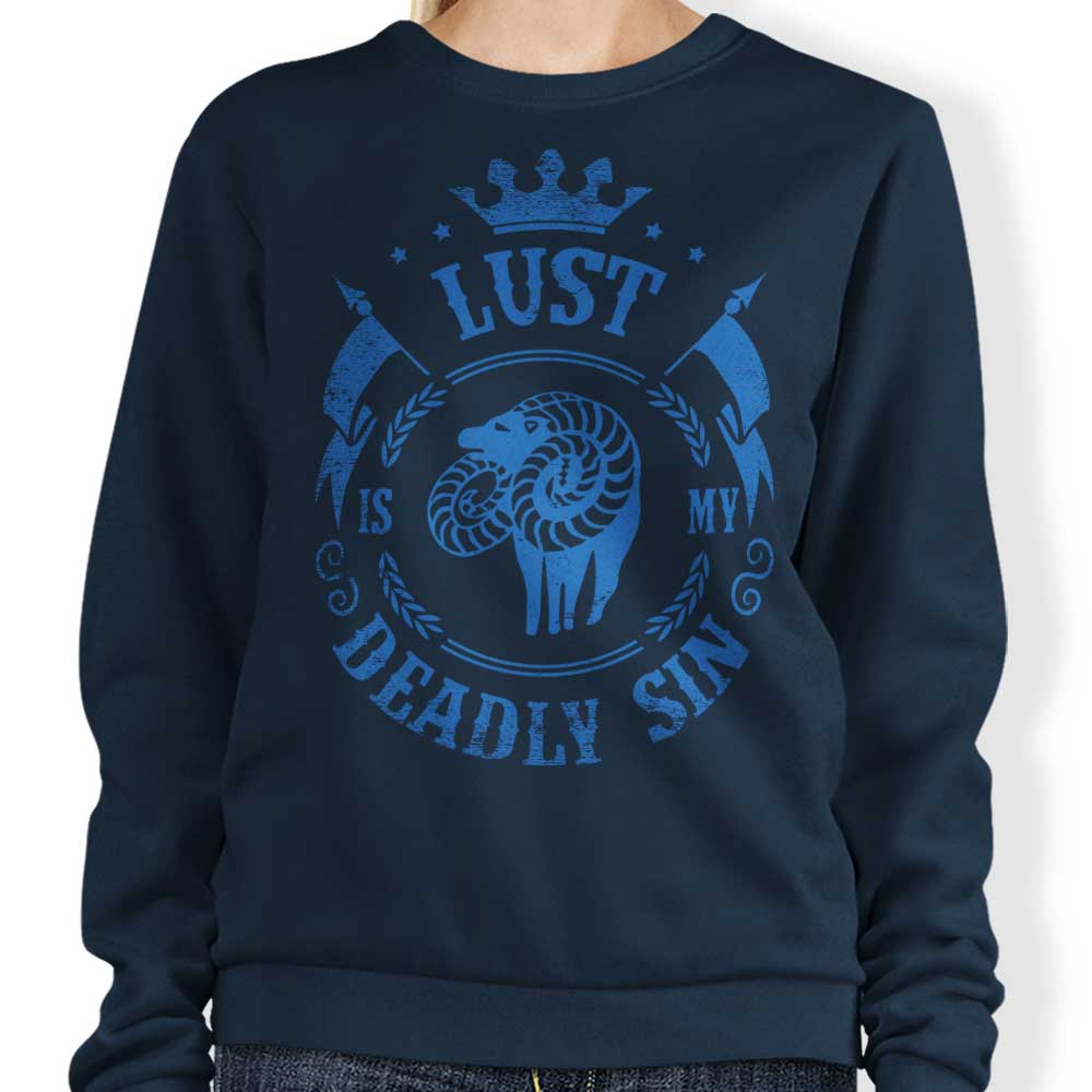 Typhoonic Art 'Lust is My Sin' Crewneck Sweatshirt for Men and Women